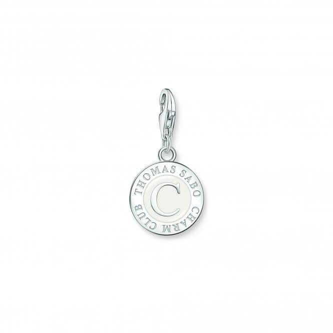 Charmista White Cold Enamel Charm Pendant 1998 - 007 - 14Thomas Sabo Charm Club Charmista1998 - 007 - 14