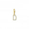 Charmista White Gold Plated Zirconia Letter D Charm Pendant 1967 - 414 - 14Thomas Sabo Charm Club Charmista1967 - 414 - 14