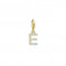 Charmista White Gold Plated Zirconia Letter E Charm Pendant 1968 - 414 - 14Thomas Sabo Charm Club Charmista1968 - 414 - 14