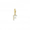Charmista White Gold Plated Zirconia Letter F Charm Pendant 1969 - 414 - 14Thomas Sabo Charm Club Charmista1969 - 414 - 14