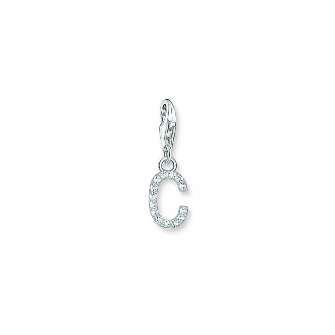 Charmista White Zirconia Letter C Charm Pendant 1943 - 051 - 14Thomas Sabo Charm Club Charmista1943 - 051 - 14