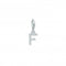 Charmista White Zirconia Letter F Charm Pendant 1946 - 051 - 14Thomas Sabo Charm Club Charmista1946 - 051 - 14