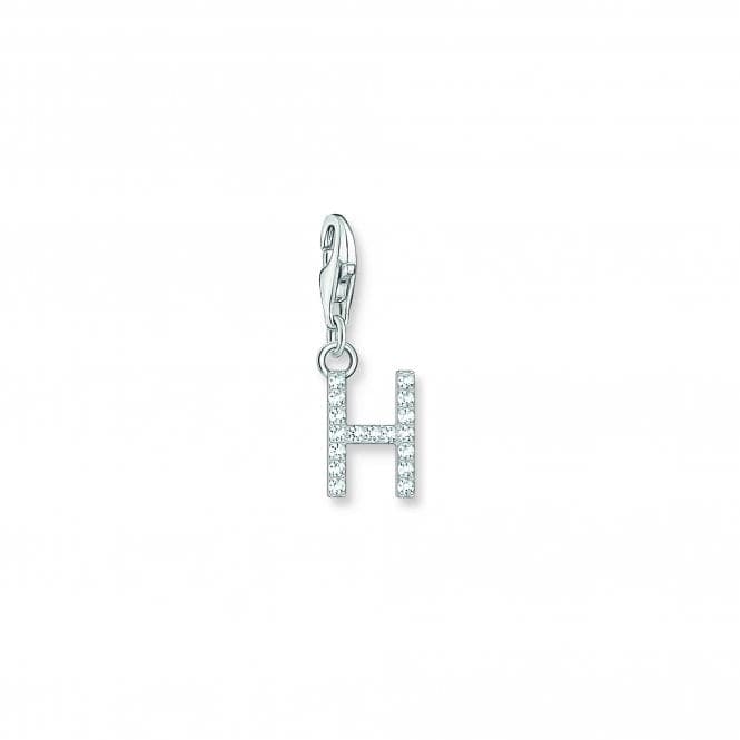 Charmista White Zirconia Letter H Charm Pendant 1947 - 051 - 14Thomas Sabo Charm Club Charmista1947 - 051 - 14