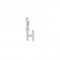 Charmista White Zirconia Letter H Charm Pendant 1947 - 051 - 14Thomas Sabo Charm Club Charmista1947 - 051 - 14