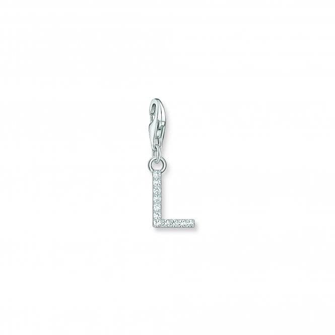 Charmista White Zirconia Letter L Charm Pendant 1940 - 051 - 14Thomas Sabo Charm Club Charmista1940 - 051 - 14