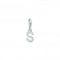 Charmista White Zirconia Letter S Charm Pendant 1956 - 051 - 14Thomas Sabo Charm Club Charmista1956 - 051 - 14