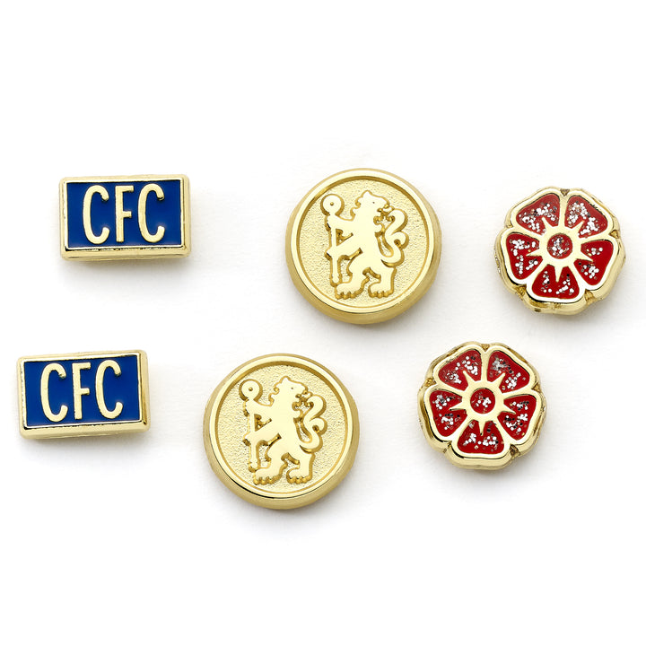 Chelsea Football Club Set of 3 Stud Earrings CFCES001