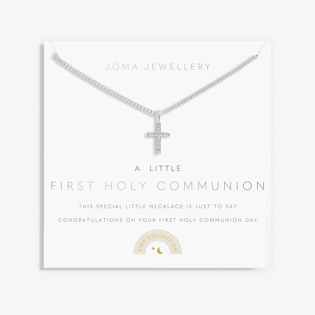 Children's A Little First Holy Communion Silver Plated Necklace C802Joma JewelleryC802