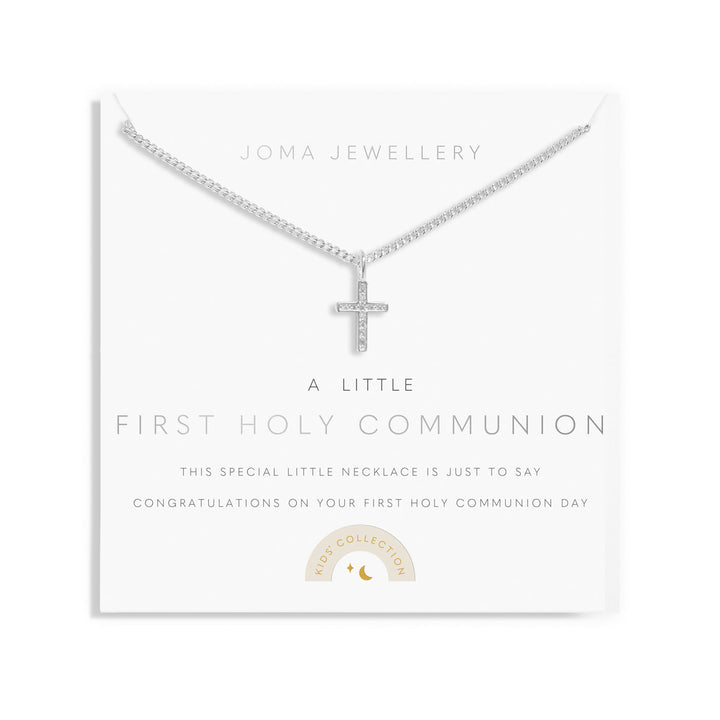 Children's A Little First Holy Communion Silver Plated Necklace C802Joma JewelleryC802