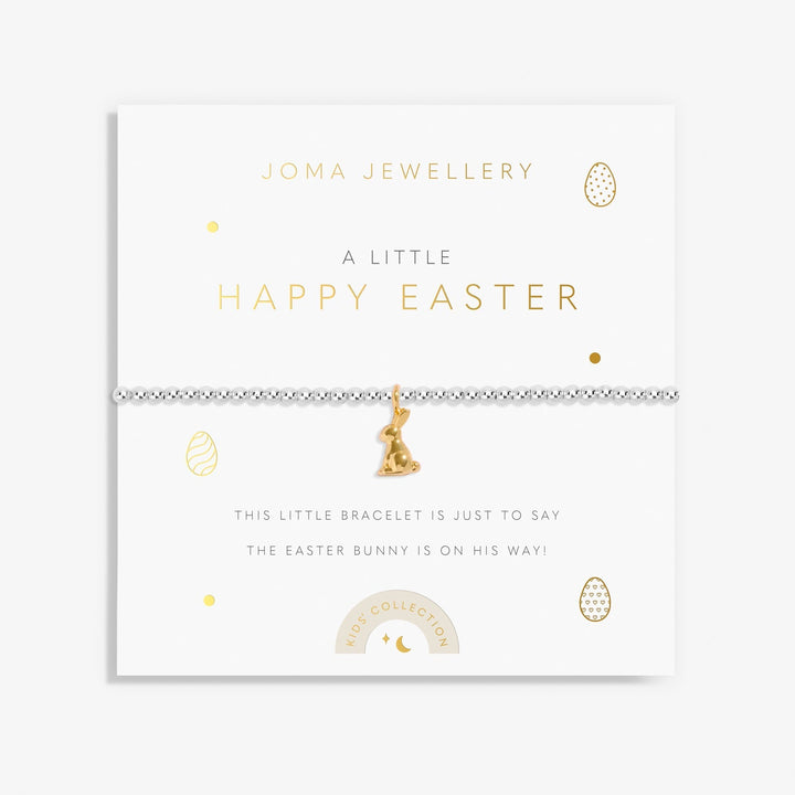 Children's A Little Happy Easter Silver & Gold Plated Bracelet C800Joma JewelleryC800