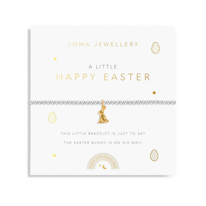 Children's A Little Happy Easter Silver & Gold Plated Bracelet C800Joma JewelleryC800