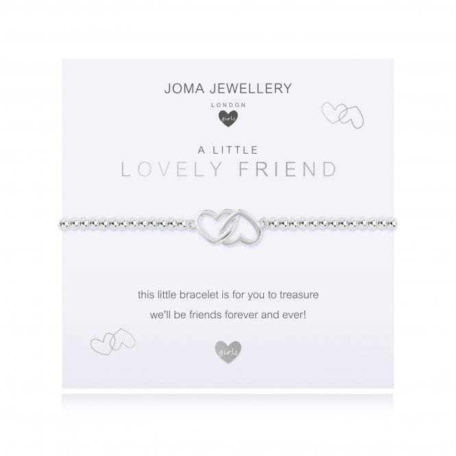 Childrens A Little Lovely Friend Silver 15.5cm Stretch Bracelet C508Joma JewelleryC508