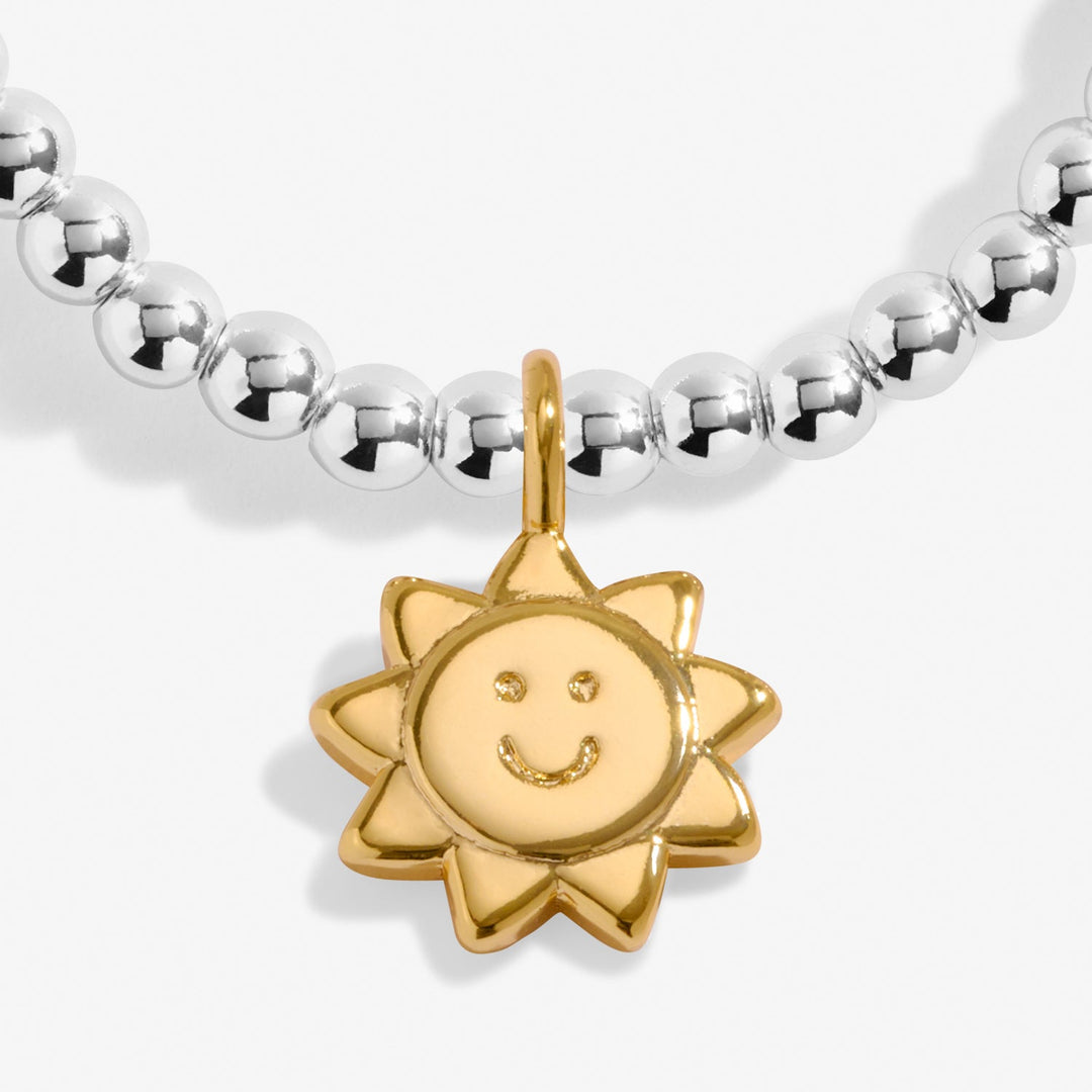 Children's A Little You Are My Sunshine Silver & Gold Plated Bracelet C804Joma JewelleryC804