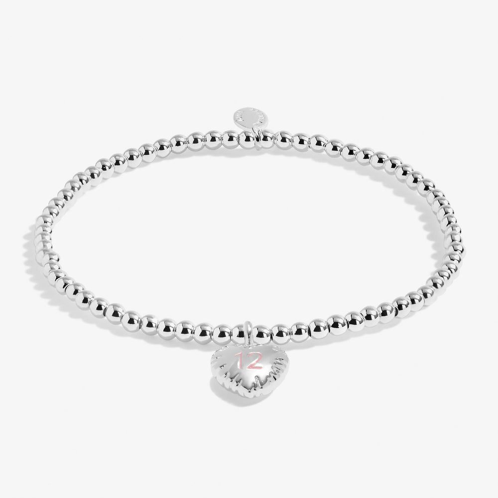 Children's Confetti A Little 12th Birthday Silver Plated Bracelet C838Joma JewelleryC838