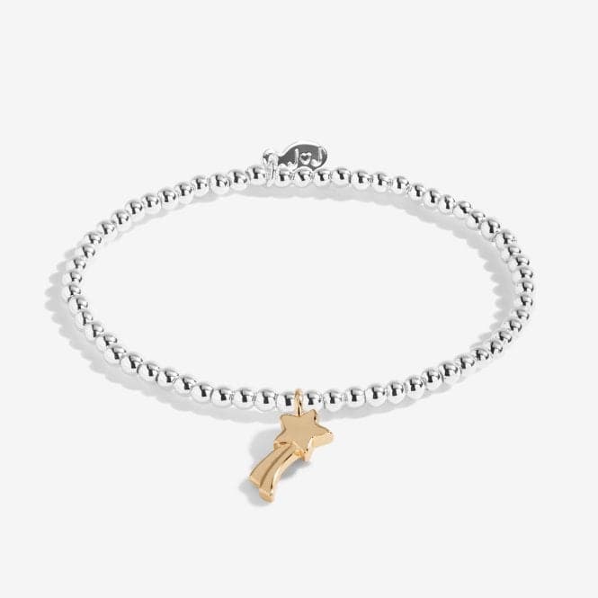 Children's Cracker Christmas Wish Silver 15.5cm Stretch Bracelet C552Joma JewelleryC552