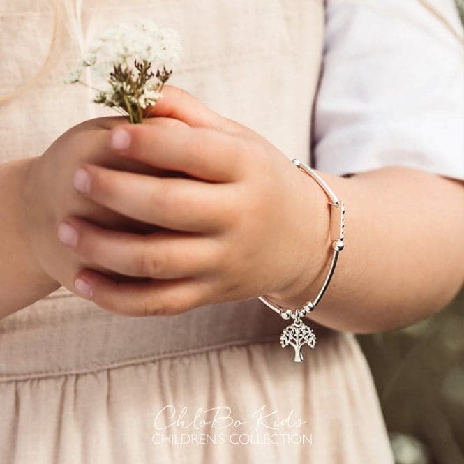 Children's Cute Charm Decorated Hamsa Hand Bracelet CSBCC607ChloBo Children'sCSBCC607