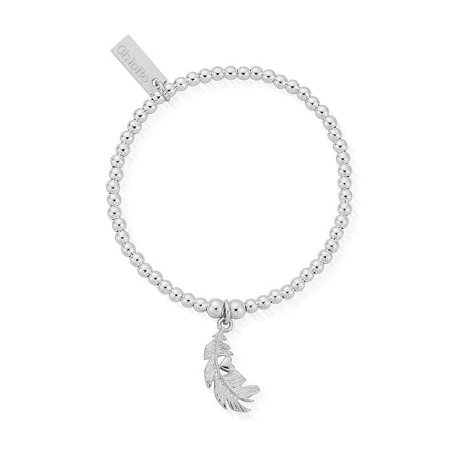 Children's Cute Charm feather Heart Bracelet CSBCC596ChloBo Children'sCSBCC596