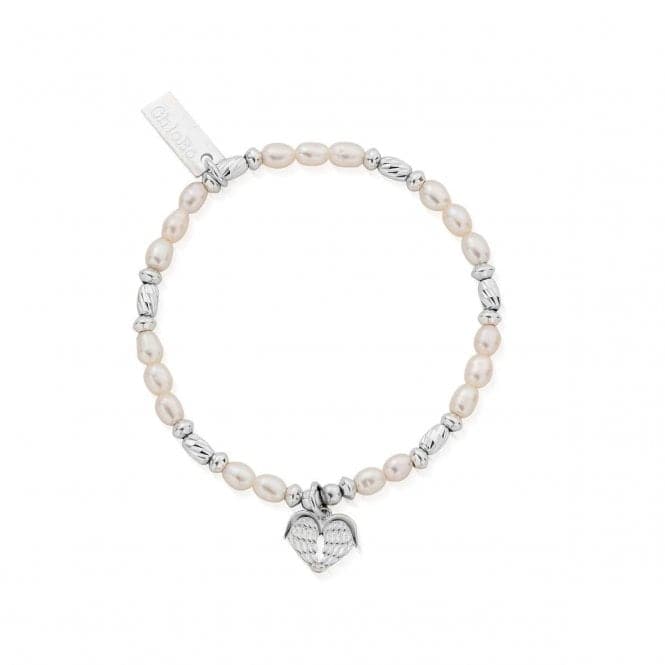 Children's Pearl Heart Of Love Bracelet CSBRP901ChloBo Children'sCSBRP901