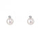 Children's White Freshwater Pearl Diamond Earrings E6392WD for DiamondE6392W
