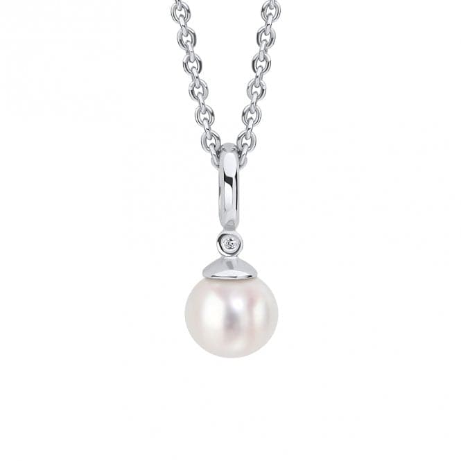 Children's White Freshwater Pearl Diamond Pendant P5360WD for DiamondP5360W