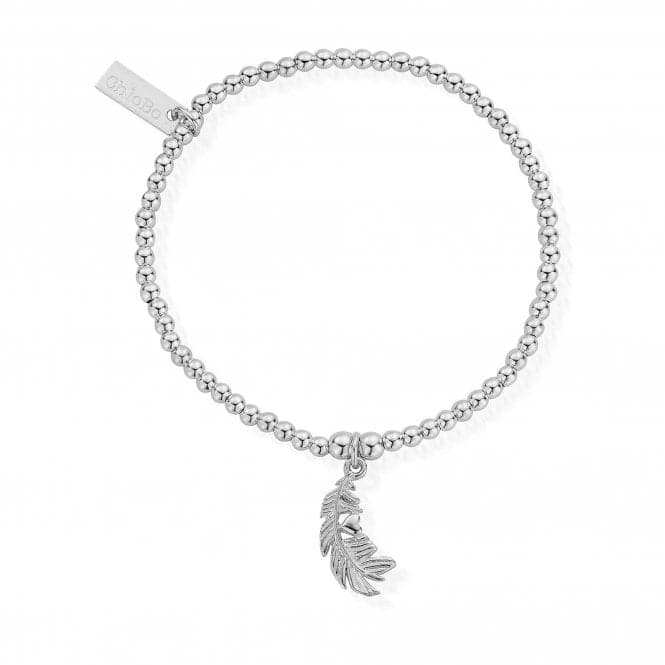 ChloBo Cute Charm feather Heart Bracelet SBCC596ChloBoSBCC596