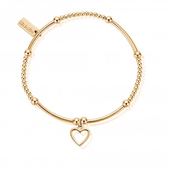 ChloBo Cute Mini Open Heart Bracelet GBCM006ChloBoGBCM006