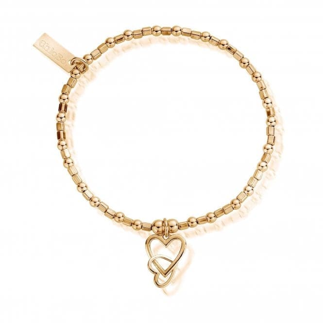 ChloBo Gold Interlocking Love Heart GBCFB1069ChloBoGBCFB1069