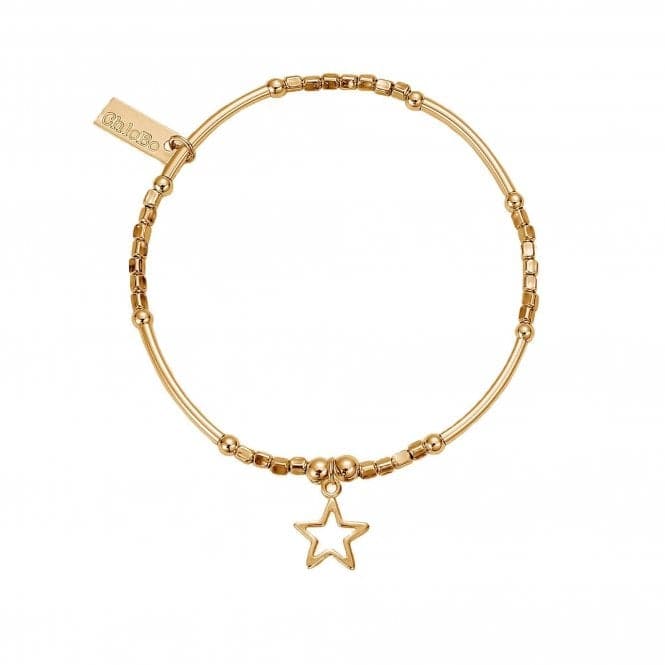 ChloBo Mini Noodle Cube Small Open Star Charm GBMNC1065ChloBoGBMNC1065