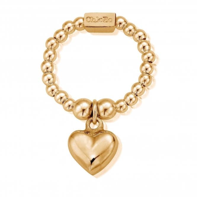 ChloBo Mini Puffed Heart RingChloBoGRM1067 - S