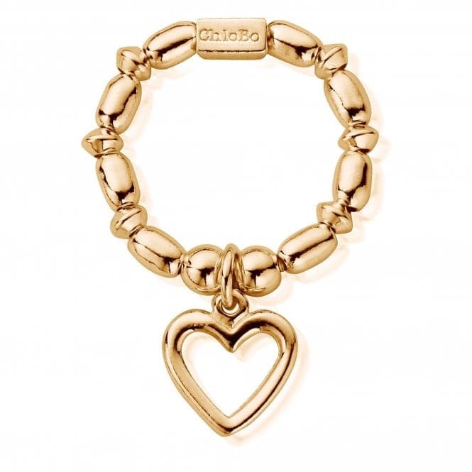 ChloBo Mini Rice Open Heart RingChloBoGRMR1006 - S