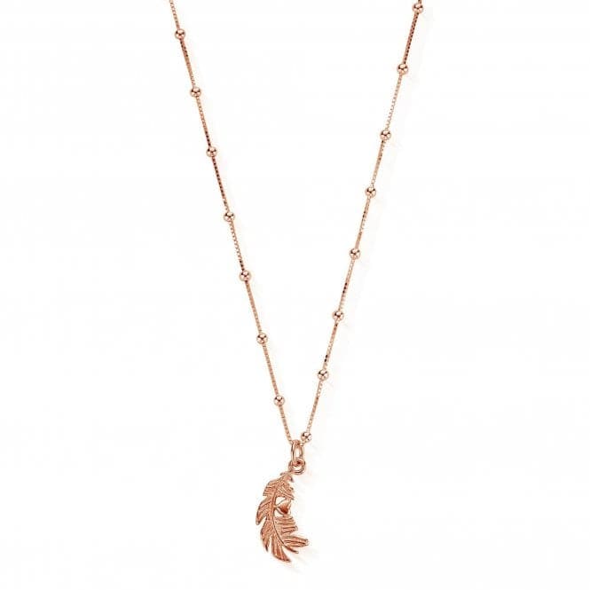 ChloBo Necklace with Feather Heart Pendant RNBB597ChloBoRNBB597