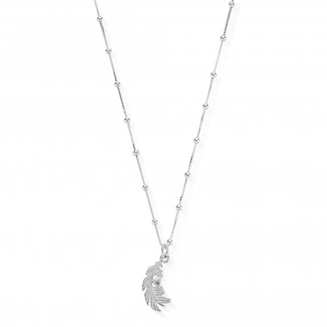 ChloBo Necklace with Feather Heart Pendant SNBB596ChloBoSNBB596