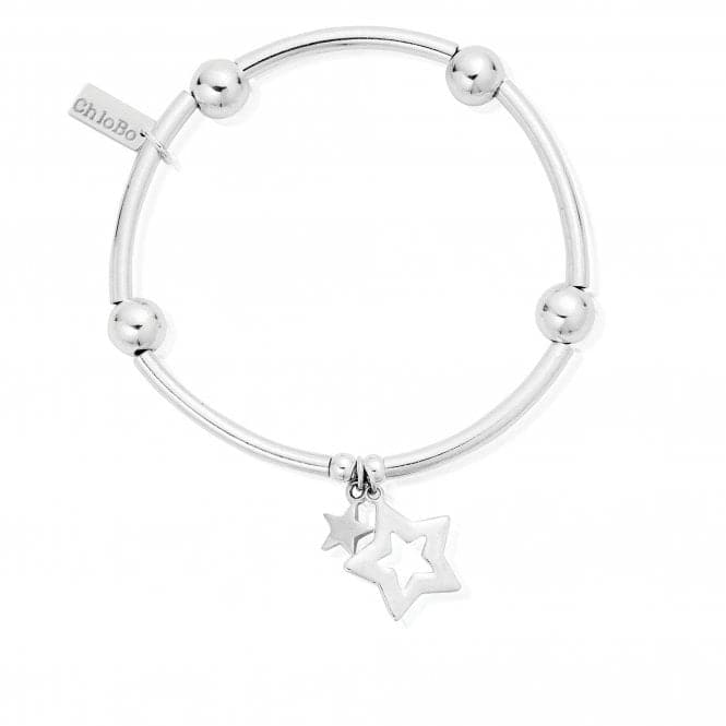 ChloBo Noodle Ball Double Star Bracelet SBNB806812ChloBoSBNB806812