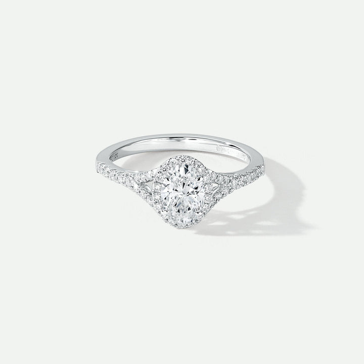 Chloe | 18ct White Gold 1ct tw Oval Lab Grown Diamond RingCreated BrillianceBA0073093 - O