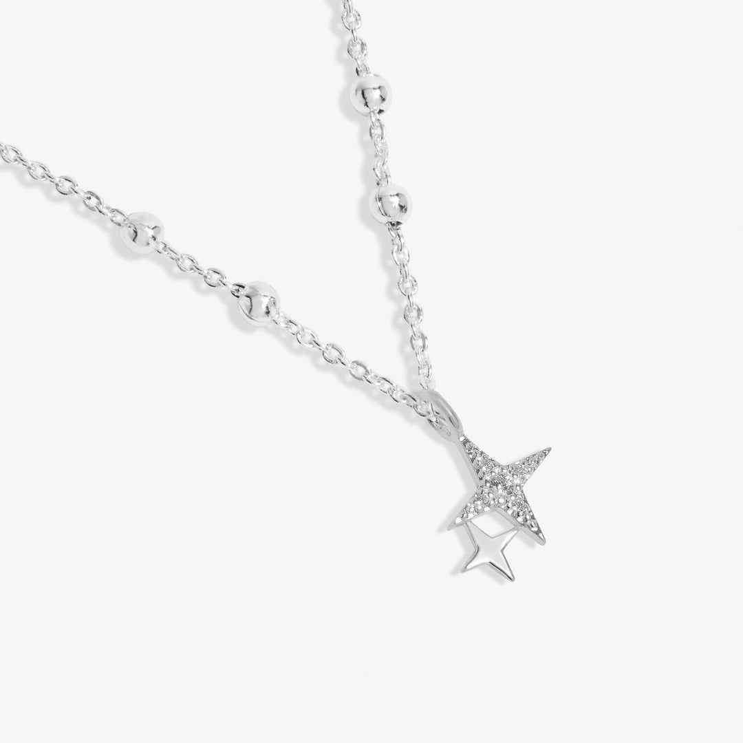 Christmas A Little Season To Sparkle Silver Plated Necklace 7710Joma Jewellery7710