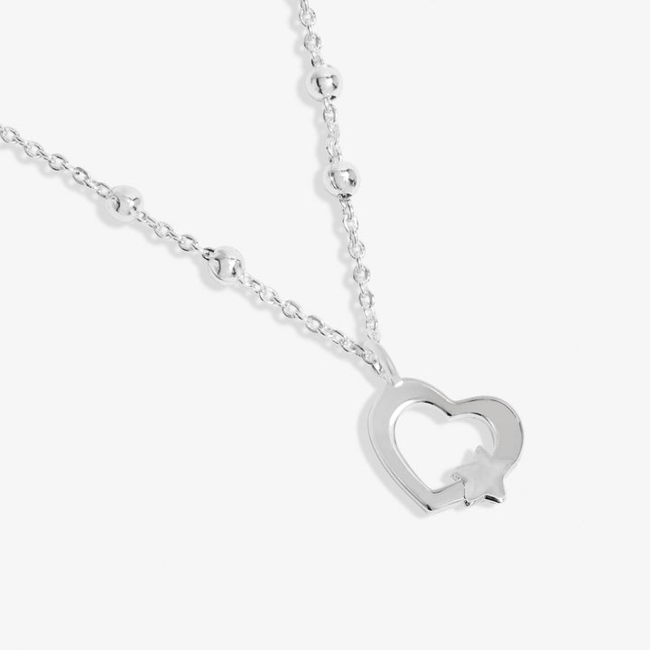 Christmas A Little With Love Silver Plated Necklace 7709Joma Jewellery7709