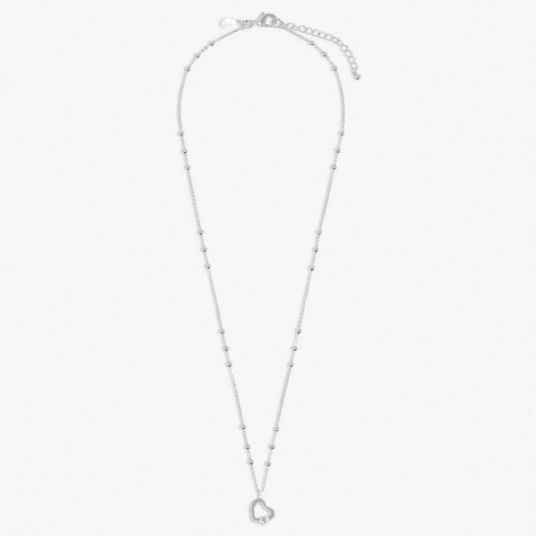 Christmas A Little With Love Silver Plated Necklace 7709Joma Jewellery7709