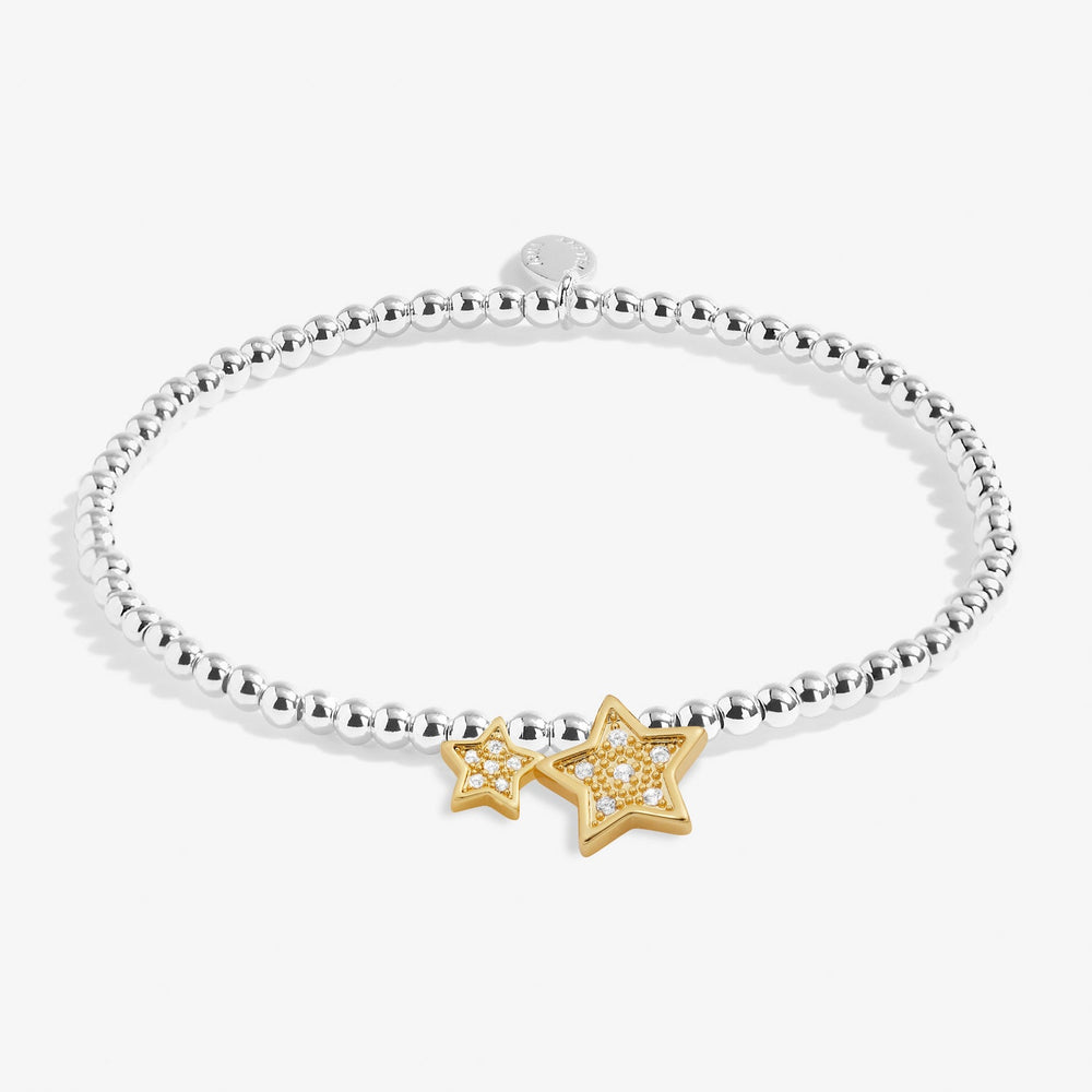 Christmas Boxed A Little One A Million Silver Gold Plated Bracelet 7803Joma Jewellery7803