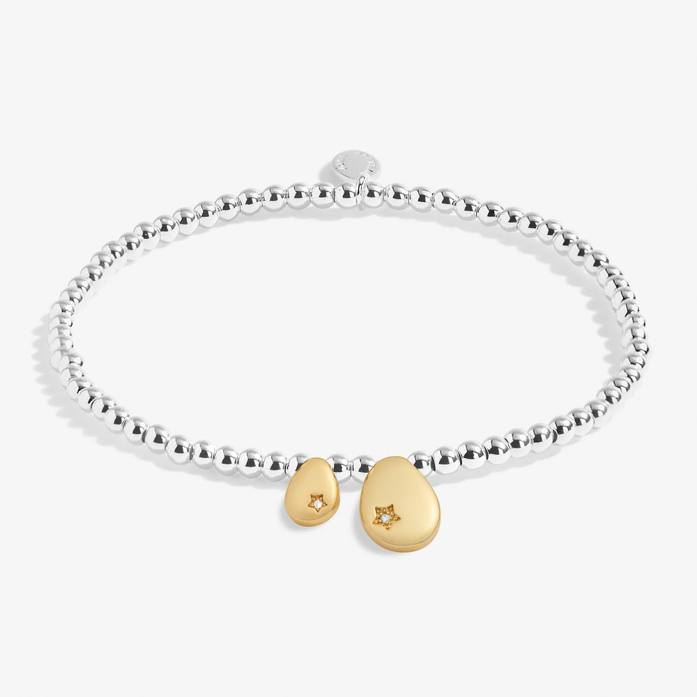 Christmas Boxed A Little So Very Merry Silver Gold Plated Bracelet 7802Joma Jewellery7802