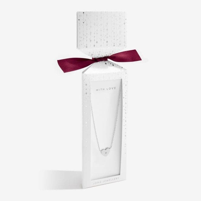 Christmas Cracker With Love Silver 46cm + 5cm Necklace 6285Joma Jewellery6285