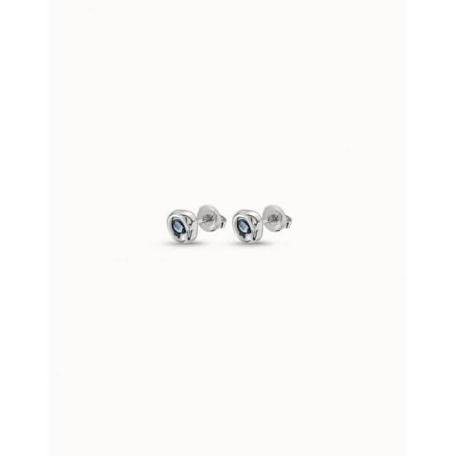Ciambella Blu Blue Faceted Crystal EarringsUNOde50PEN0633AZUMTL0U