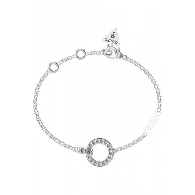 Circle Lights Pave Circle Bracelet UBB03162RHLGuess JewelleryUBB03162RHL