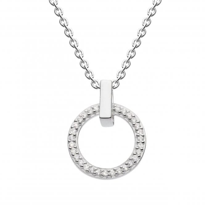 Circular Open Bar Zirconia Pendant 96820CZDew96820CZ