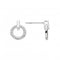 Circular Open Bar Zirconia Stud Earrings 36820CZDew36820CZ
