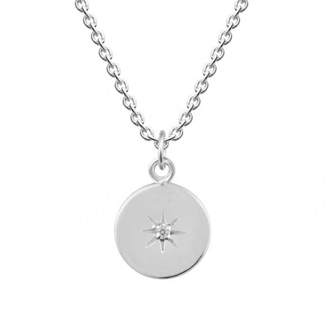 Circular Star set Zirconia Pendant 9422CZDew9422CZ