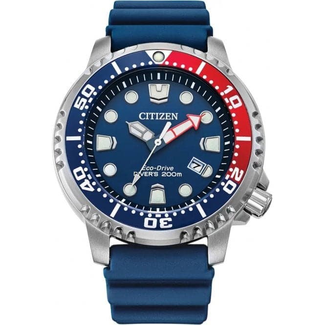 Citizen Gents Eco - Drive Postmaster Divers WR200 Watch BN0168 - 06LCitizenBN0168 - 06L