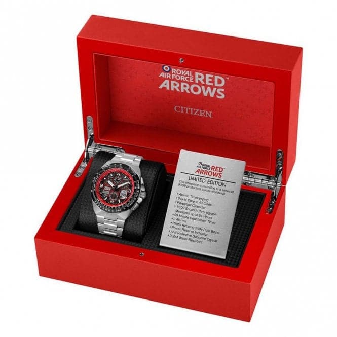 Citizen Gents Eco - Drive Red Arrows Limited Edition Skyhawk A - T Watch JY8126 - 51ECitizenJY8126 - 51E