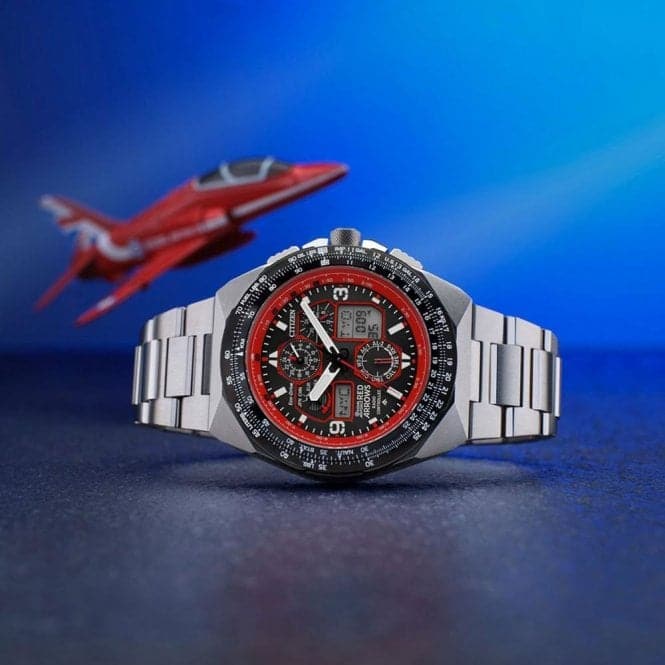 Citizen Gents Eco - Drive Red Arrows Limited Edition Skyhawk A - T Watch JY8126 - 51ECitizenJY8126 - 51E