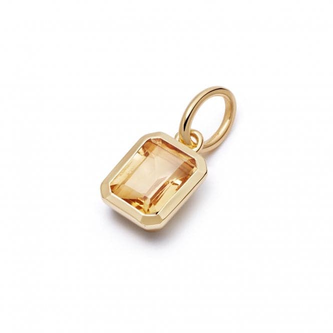 Citrine November Birthstone 18ct Gold Plated Charm PBS23_GPDaisyPBS23_GP