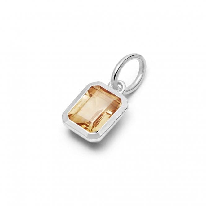 Citrine November Birthstone Sterling Silver Charm PBS23_SLVDaisyPBS23_SLV